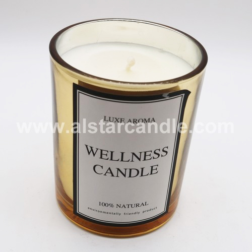 Jar Scented Soy Candle SG7286 gold