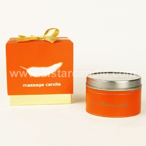 Tin Massage Candle MT8250 with sticker