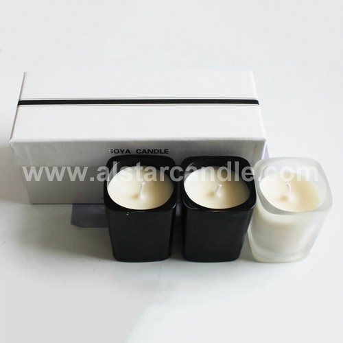 Glass Soy Candle SG4961 3 in 1 gift set